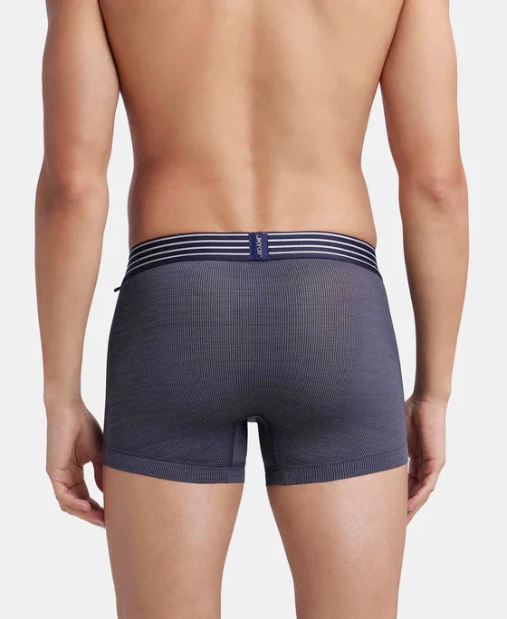Jockey MM05 Men's Microfiber Mesh Elastane Stretch Performance Trunk with StayDry Technology