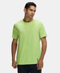 Jockey MV01 Men's Super Combed Cotton Blend Solid Round Neck Half Sleeve T-Shirt with Breathable Mesh