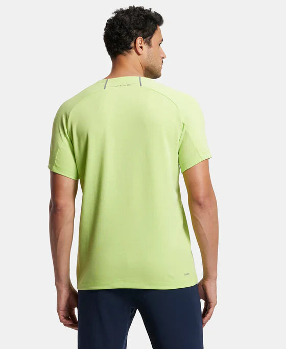 Jockey MV02  Men's Super Combed Cotton Blend Graphic Printed Round Neck Half Sleeve T-Shirt with Stay Fresh Treatment