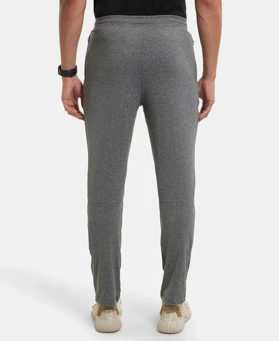 Jockey MV11 Men's Microfiber Elastane Stretch Trackpant with Zipper Pockets and StayFresh Treatment