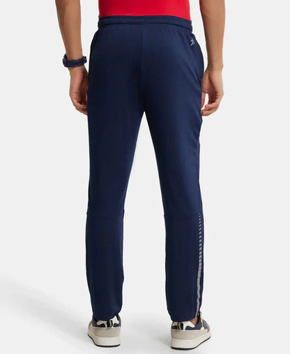 Jockey MV11 Men's Microfiber Elastane Stretch Trackpant with Zipper Pockets and StayFresh Treatment