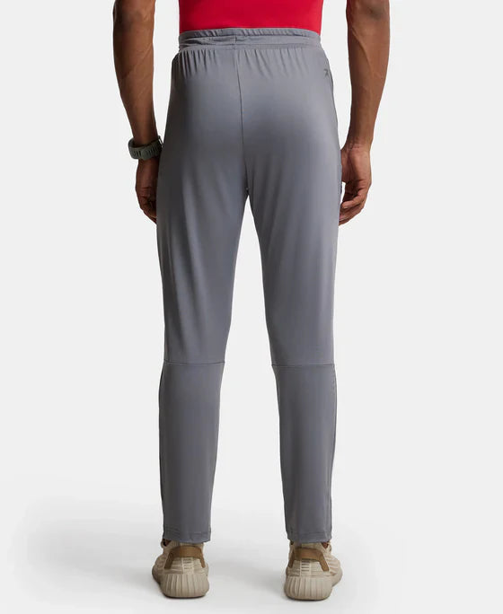 Jockey MV11 Men's Microfiber Elastane Stretch Trackpant with Zipper Pockets and StayFresh Treatment