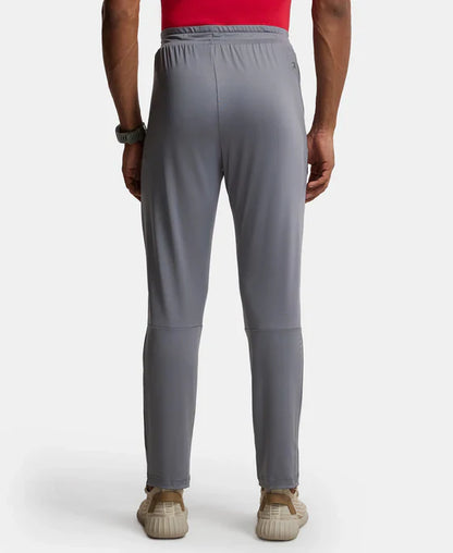 Jockey MV11 Men's Microfiber Elastane Stretch Trackpant with Zipper Pockets and StayFresh Treatment