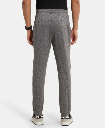 Jockey MV12 Men's Microfiber Elastane Stretch Jogger with Zipper Pockets and StayDry Treatment