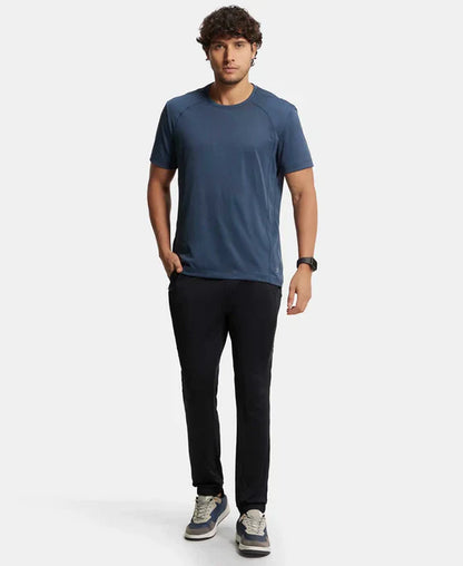 Jockey MV12 Men's Microfiber Elastane Stretch Jogger with Zipper Pockets and StayDry Treatment