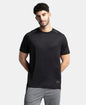 Jockey MV16 Men's Lightweight Microfiber Solid Round Neck Half Sleeve T-Shirt with Breathable Mesh