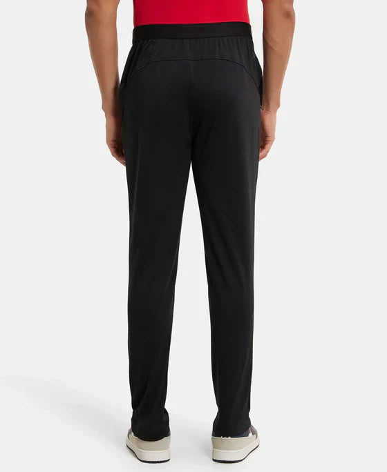 Jockey MV24 Men's Lightweight Microfiber Trackpant with Zipper Pockets and StayFresh Treatment