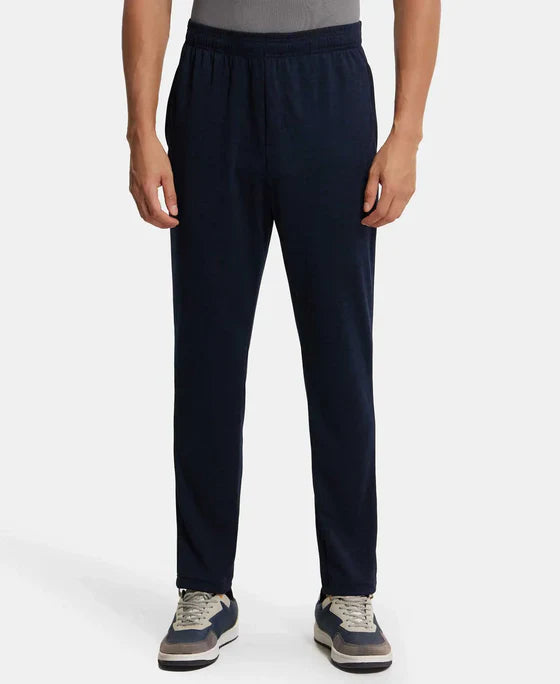 Jockey MV24 Men's Lightweight Microfiber Trackpant with Zipper Pockets and StayFresh Treatment