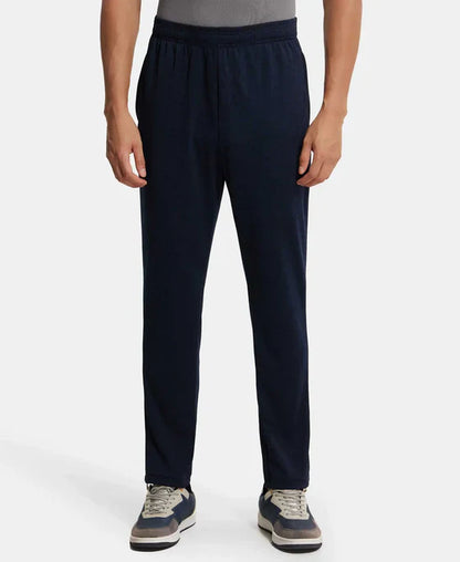 Jockey MV24 Men's Lightweight Microfiber Trackpant with Zipper Pockets and StayFresh Treatment