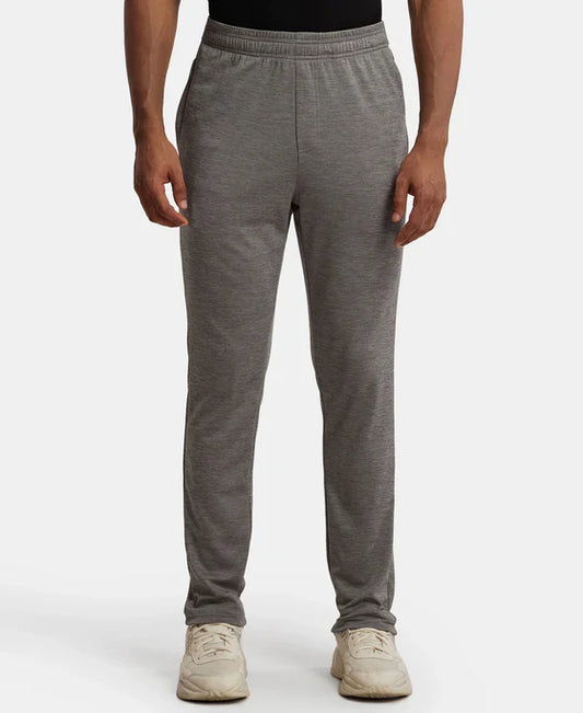 Jockey MV24 Men's Lightweight Microfiber Trackpant with Zipper Pockets and StayFresh Treatment