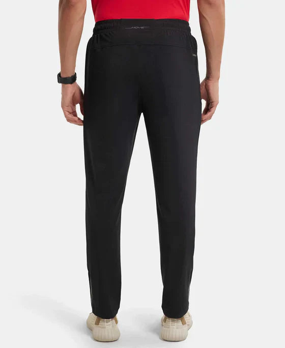 Jockey MV25 Men's Recycled Microfiber Elastane Stretch Trackpant with Zipper Pockets
