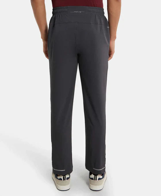 Jockey MV25 Men's Recycled Microfiber Elastane Stretch Trackpant with Zipper Pockets