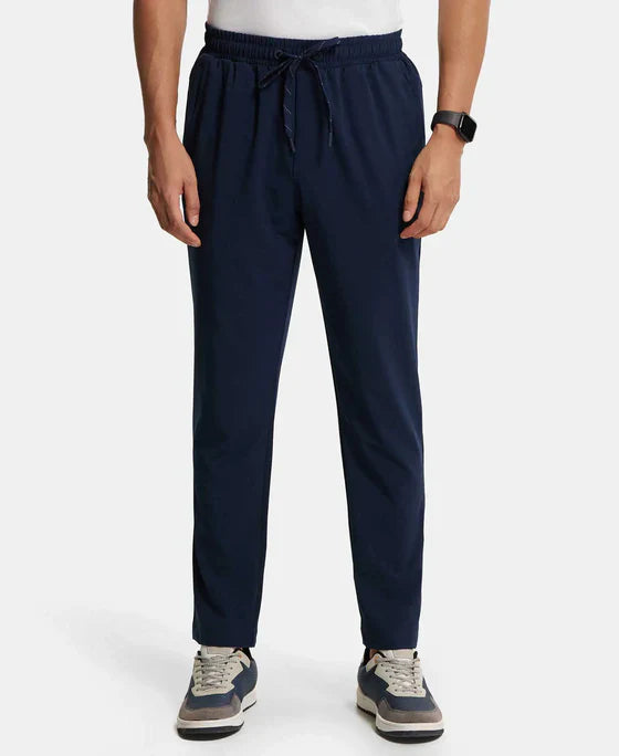 Jockey MV25 Men's Recycled Microfiber Elastane Stretch Trackpant with Zipper Pockets