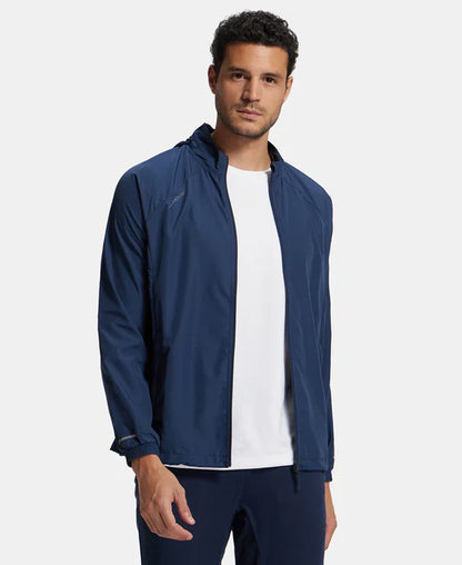 Jockey MV40 Men's Full-Zip Hoodie Jacket – Lightweight, Stretchable & Breathable Activewear