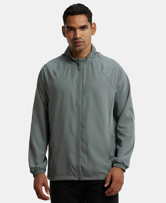 Jockey MV40 Men's Full-Zip Hoodie Jacket – Lightweight, Stretchable & Breathable Activewear