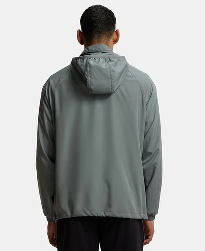 Jockey MV40 Men's Full-Zip Hoodie Jacket – Lightweight, Stretchable & Breathable Activewear