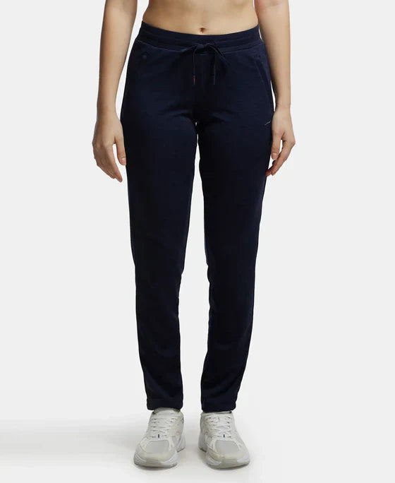 Jockey MW54 Women's Microfiber Fabric Straight Fit Trackpants