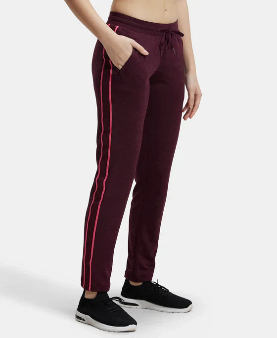 Jockey MW54 Women's Microfiber Fabric Straight Fit Trackpants