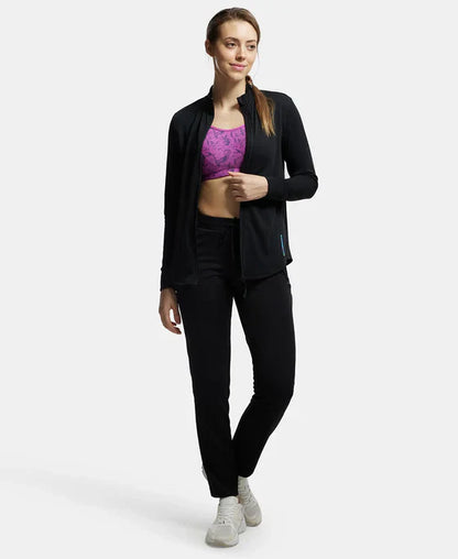 Jockey MW67 Women's Microfiber Relaxed Fit Jacket with Curved Back Hem and StayDry Treatment