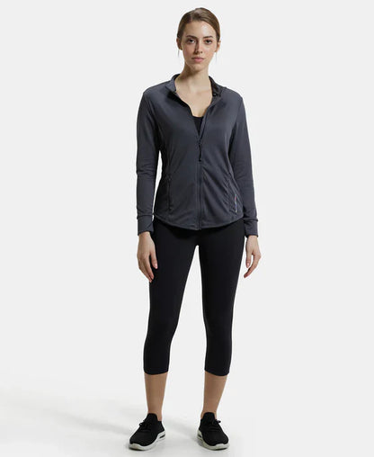 Jockey MW67 Women's Microfiber Relaxed Fit Jacket with Curved Back Hem and StayDry Treatment