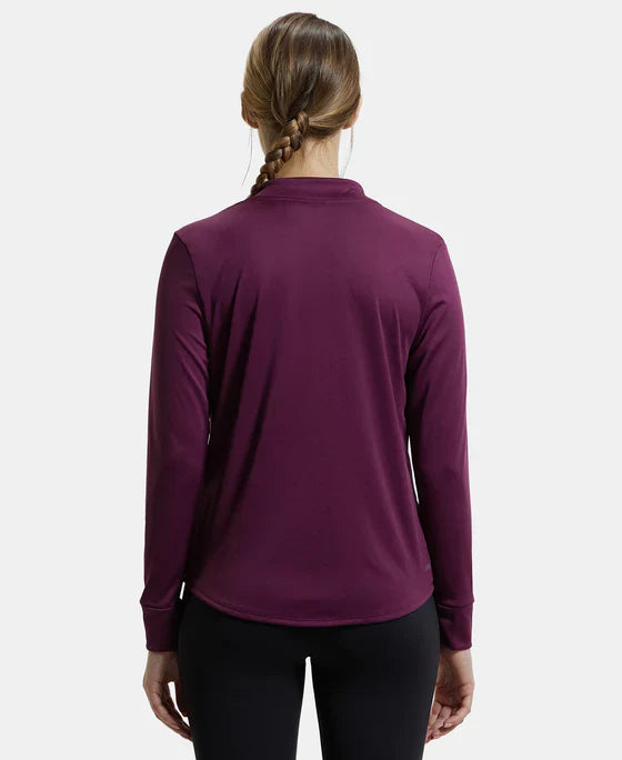 Jockey MW67 Women's Microfiber Relaxed Fit Jacket with Curved Back Hem and StayDry Treatment