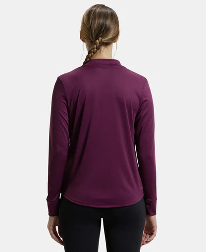 Jockey MW67 Women's Microfiber Relaxed Fit Jacket with Curved Back Hem and StayDry Treatment