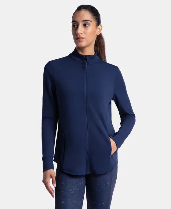 Jockey MW67 Women's Microfiber Relaxed Fit Jacket with Curved Back Hem and StayDry Treatment