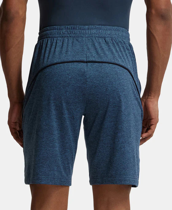 ?Jockey SP14 Men's Soft Touch Microfiber Elastane Stretch Straight Fit Shorts with StayFresh Treatment." ?