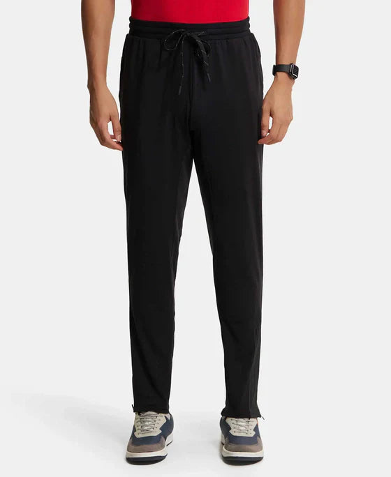 Jockey SP16 Men's Soft Touch Microfiber Elastane Stretch Slim Fit Trackpants with Side Pockets and Stay Fresh Treatment