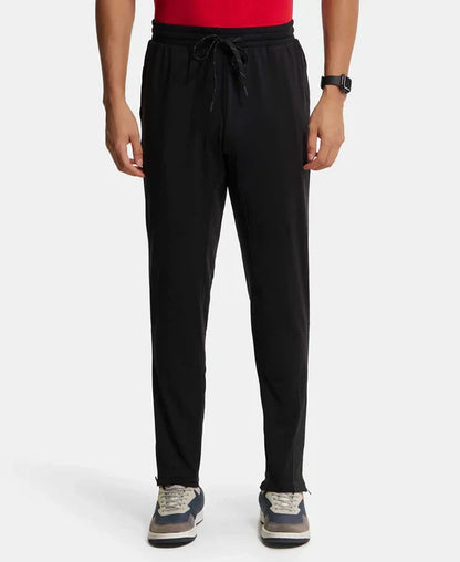 Jockey SP16 Men's Soft Touch Microfiber Elastane Stretch Slim Fit Trackpants with Side Pockets and Stay Fresh Treatment
