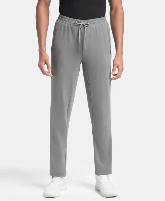 Jockey SP16 Men's Soft Touch Microfiber Elastane Stretch Slim Fit Trackpants with Side Pockets and Stay Fresh Treatment