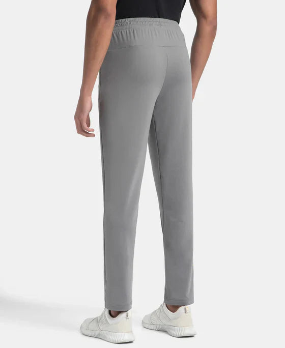 Jockey SP16 Men's Soft Touch Microfiber Elastane Stretch Slim Fit Trackpants with Side Pockets and Stay Fresh Treatment