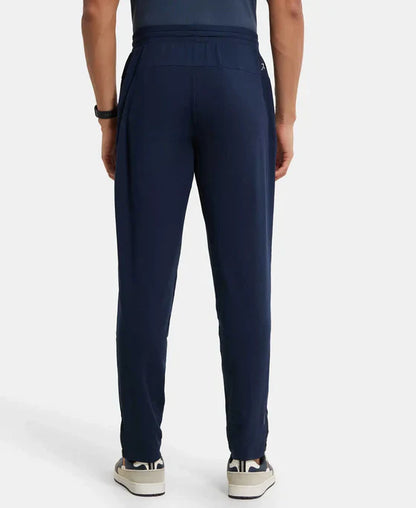 Jockey SP16 Men's Soft Touch Microfiber Elastane Stretch Slim Fit Trackpants with Side Pockets and Stay Fresh Treatment