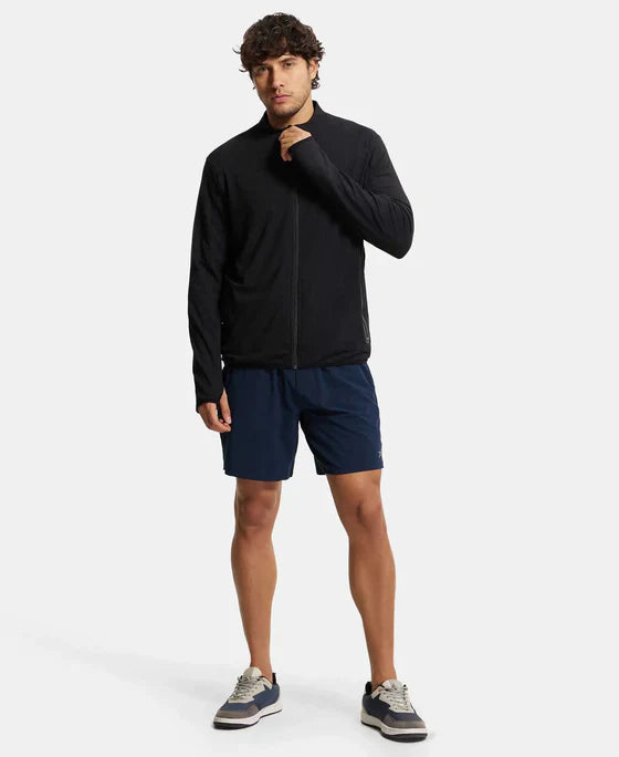 Jockey SP17 Men's Soft Touch Microfiber Elastane Stretch Thumbhole Jacket with StayDry Treatment