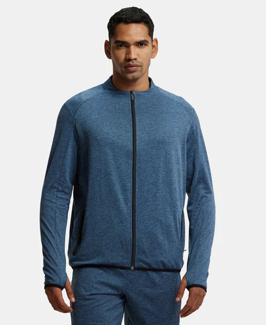 Jockey SP17 Men's Soft Touch Microfiber Elastane Stretch Thumbhole Jacket with StayDry Treatment