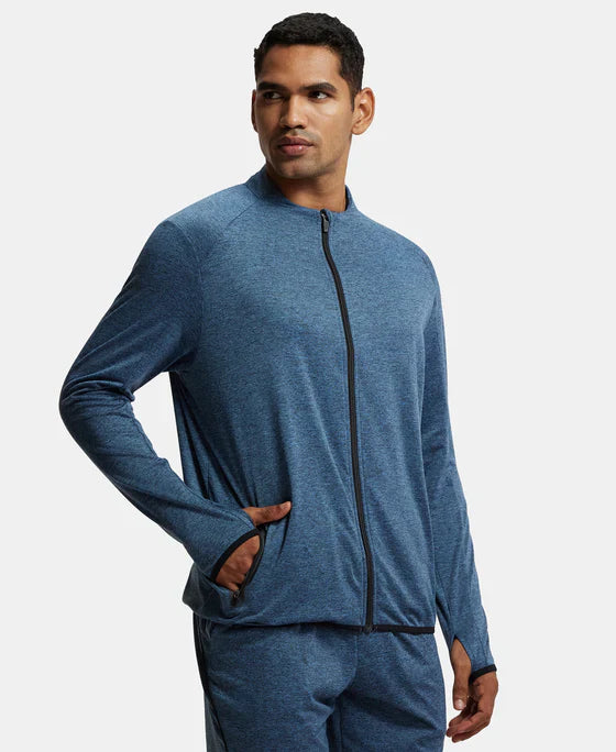Jockey SP17 Men's Soft Touch Microfiber Elastane Stretch Thumbhole Jacket with StayDry Treatment