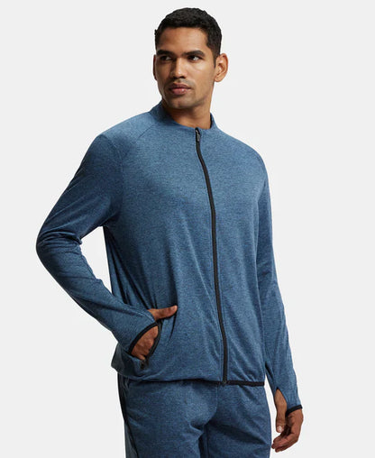 Jockey SP17 Men's Soft Touch Microfiber Elastane Stretch Thumbhole Jacket with StayDry Treatment