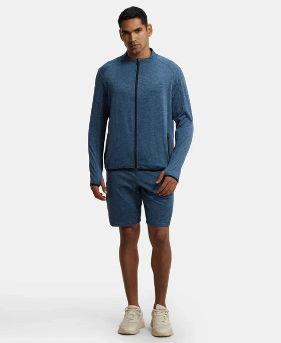 Jockey SP17 Men's Soft Touch Microfiber Elastane Stretch Thumbhole Jacket with StayDry Treatment