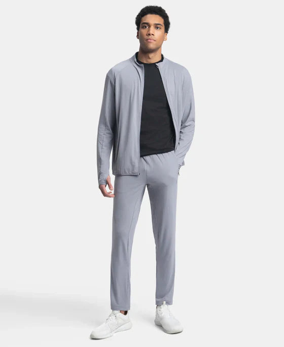 Jockey SP17 Men's Soft Touch Microfiber Elastane Stretch Thumbhole Jacket with StayDry Treatment