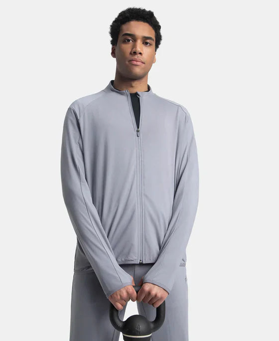 Jockey SP17 Men's Soft Touch Microfiber Elastane Stretch Thumbhole Jacket with StayDry Treatment