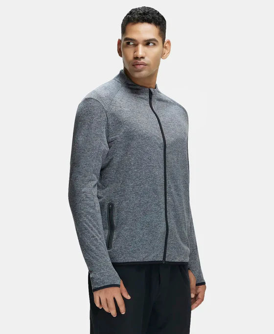 Jockey SP17 Men's Soft Touch Microfiber Elastane Stretch Thumbhole Jacket with StayDry Treatment