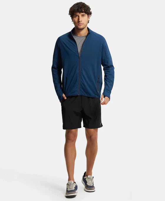 Jockey SP17 Men's Soft Touch Microfiber Elastane Stretch Thumbhole Jacket with StayDry Treatment
