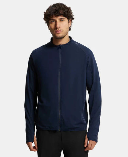 Jockey SP17 Men's Soft Touch Microfiber Elastane Stretch Thumbhole Jacket with StayDry Treatment
