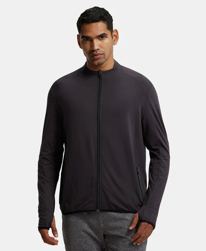 Jockey SP17 Men's Soft Touch Microfiber Elastane Stretch Thumbhole Jacket with StayDry Treatment