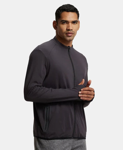 Jockey SP17 Men's Soft Touch Microfiber Elastane Stretch Thumbhole Jacket with StayDry Treatment