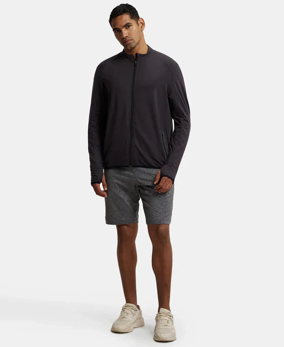 Jockey SP17 Men's Soft Touch Microfiber Elastane Stretch Thumbhole Jacket with StayDry Treatment