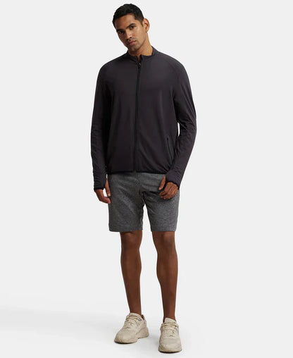 Jockey SP17 Men's Soft Touch Microfiber Elastane Stretch Thumbhole Jacket with StayDry Treatment