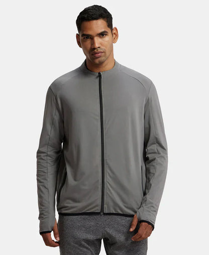 Jockey SP17 Men's Soft Touch Microfiber Elastane Stretch Thumbhole Jacket with StayDry Treatment