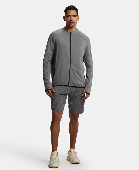 Jockey SP17 Men's Soft Touch Microfiber Elastane Stretch Thumbhole Jacket with StayDry Treatment