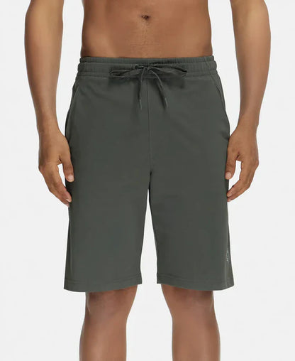 Jockey SP26 Men's Super Combed Cotton Rich Regular Fit Shorts with StayFresh Treatment